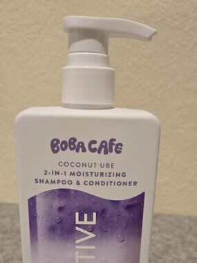 Native Boba Cafe Limited Edition Coconut Ube 2 in 1 Moisturizing Shampoo